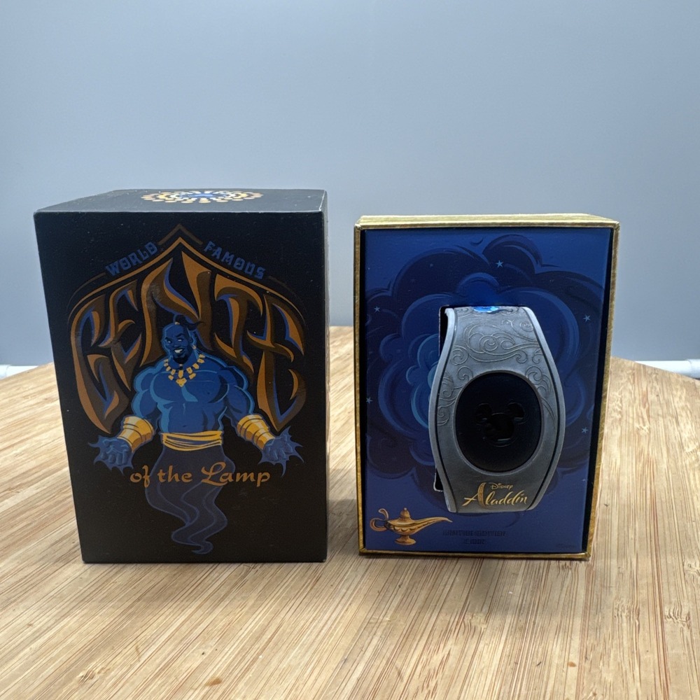 Disney Aladdin Live Action Genie Of The Lamp MagicBand Limited Edition LE 2000
